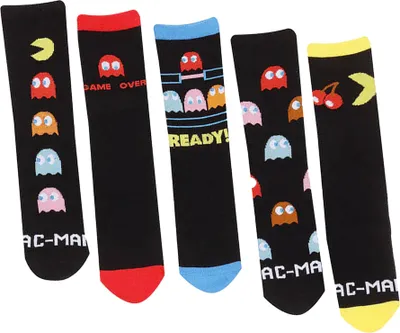 Obrázek produktu pro Pac Man - sada ponožek pro muže/dámy uni(5-pack) HE3288 (S-M) (barevné)