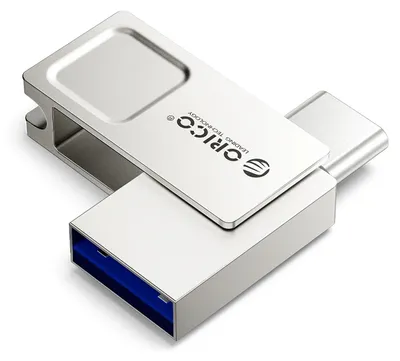 Zdjęcie produktu dla Pendrive USB-C 64GB do telefonu komputera 2w1 Orico U301 USB-A USB 3.2 Gen1