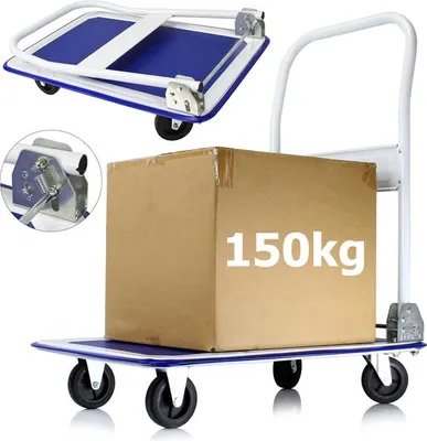 Obrázok produktu pre Skladací transportný vozík 150kg 61121
