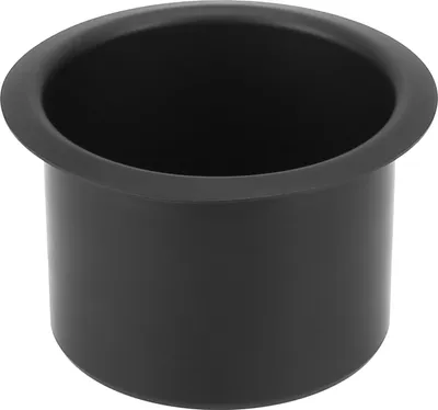 Produktbild von 1 Stk. Flaschen Becher Getränkehalter aus Edelstahl Schwarz für Marineboote Wohnmobile