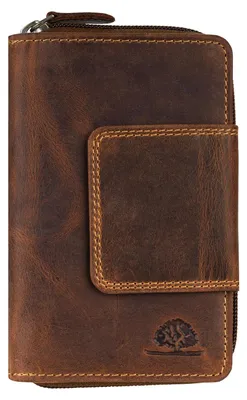 Image de GREENBURRY porte-monnaie Vintage Wallet Brown brun