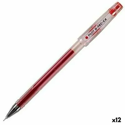 Produktbild von Pilot Gelschreiber G-Tec C4 12er-Set, Farbe:rot