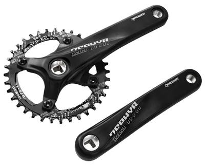 Produktbild von Aluminium Fahrrad-Kurbelgarnitur 170mm mit 104 BCD
