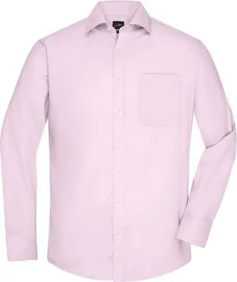 Produktbild von Men's Shirt Longsleeve Micro-Twill light-pink, Gr. 3XL