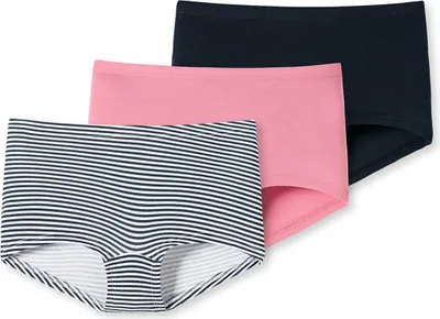 Produktbild von Schiesser Schüler Mädchen 3 er Pack Shorts Gr. 140  sortiert 1