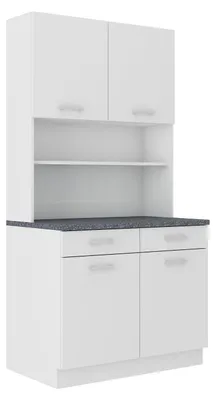 Produktbild von Buffet Küche Mario 100 Küchenzeile Küchenblock Einbauküche Weiss