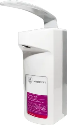 Image de Distributeur mural pour produits Medisept (500 ml) en plastique ABS