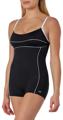 Productafbeelding van HAUTE PRESSION Boardshorts voor dames, model 823, kleur zwart/wit, maat 40