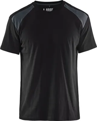 Produktbild von Blakläder® T-Shirt 3379 1042 in div. Farben, Farbe:schwarz/rot, Größe:3XL