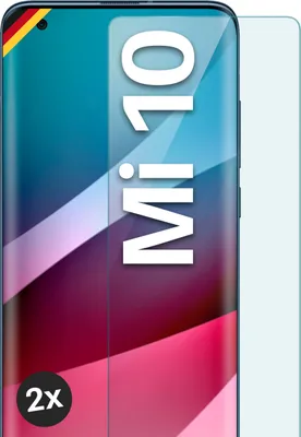 Produktbild von Glas Schutzfolie für Xiaomi Mi 10, Stückzahl:2er Set