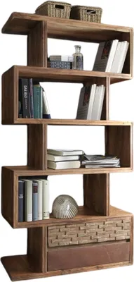 Produktbild von BRICK Bücherregal mit 1 Rostschublade / 1 Schublade