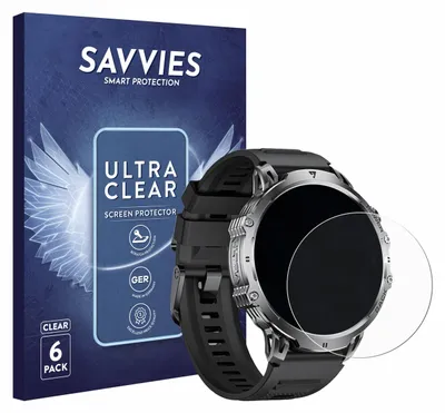 Produktbild von 6x Für LIGE EF13-B 1.85" Schutzfolie Savvies Displayschutz Display Schutz Folie Klar Transparent