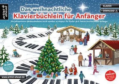 Obrázok produktu pre Das weihnachtliche Klavierbüchlein für Anfänger