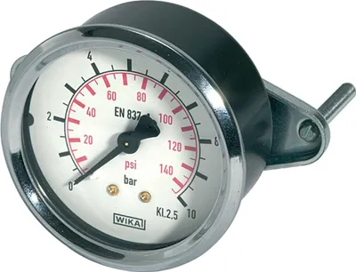 Produktbild von Riegler Standardmanometer, Dreikantfrontring, G 1/4 hinten, 0 - 25,0 bar, Ø 50