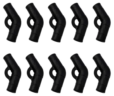 Productafbeelding van Accessoires voor het repareren van tentstangen, 10 stuks, verbindingsstukken voor tentsteunstangen, geschikt als vervanging voor tentframeonderdelen (19 x 16)