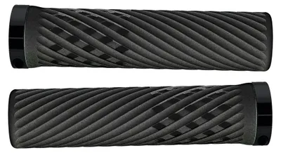 Obrázok produktu pre Rukoväte riadidiel Herrmans 'Luna Lock', 130 mm, Ø 22 mm, čierne (1 pár)
