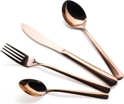 Produktbild von ORION Besteck-Set / BESTECK 16-teilig modern in KUPFERFARBE
