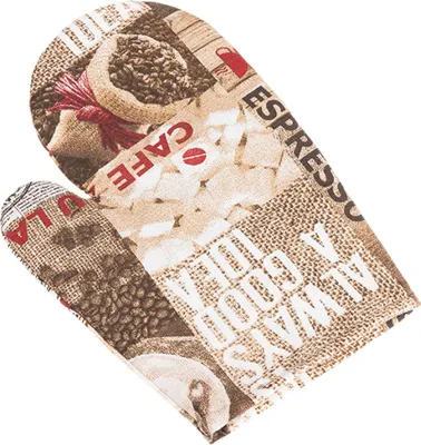 Produktbild von Küchentuch - 28x18 cm - Braun,Rot