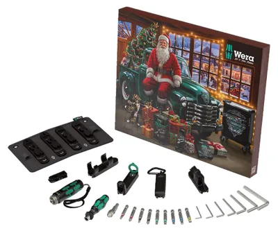 Image de Calendrier De L'avent Wera 2026 24 Outils Wera De Haute Qualité Pour Les Fêtes - Wera