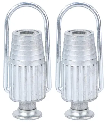 2er-Set Wäscheleinen-Spanner aus Aluminium