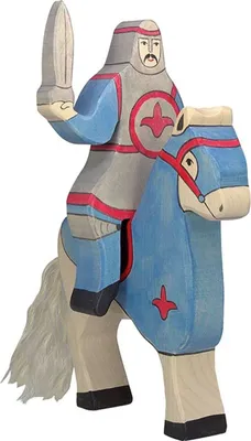 Produktbild von Blauer Ritter, reitend (ohne Pferd)