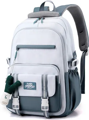 Produktbild von Schulrucksack Rucksack Schule Schultasche Rucksack Schulranzen für Teenager Jungen Mädchen Schüler Outdoor Reise Daypacks Freizeitrucksack Rucksack Wasserdicht Nylon(Blau)