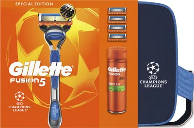 Produktbild von Gillette Fusion5 Unisex Weihnachts-Geschenkset 5-teilig mit Aftershave Lotion
