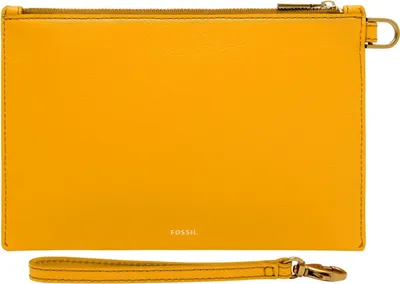 Produktbild von FOSSIL Handgelenktasche Utensilientasche Wristlet Golden Yellow dunkelgelb
