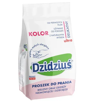 Dzidziuś Prášek na praní spodního prádla, dětského oblečení Barva 1,5kg