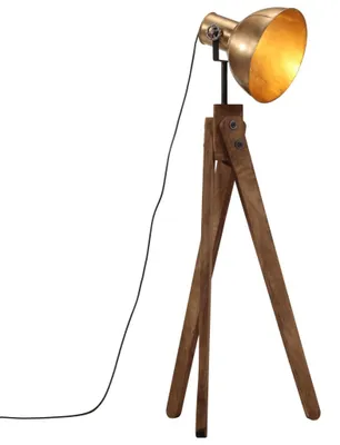 Produktbild von vidaXL Stehleuchte 25 W Antik Messing 45x45x120 cm E27