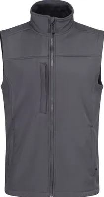 Produktbild von Regatta - "Flux" Softshell-Weste für Herren BC4831 (XL) (Mittelgrau)