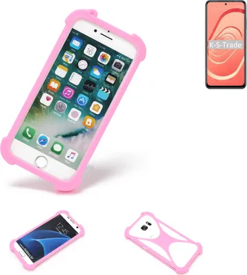 Produktbild von K-S-Trade Handy Hülle kompatibel mit Xiaomi Redmi Note 10 Schutz Hülle Bumper Silikon Schutz Hülle Cover Case Silikoncase Silikonbumper TPU