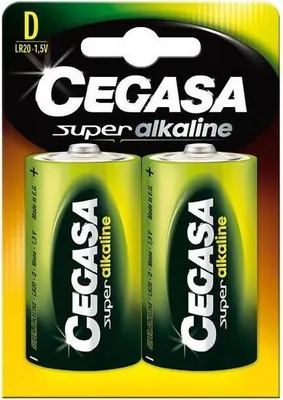 Produktbild von Alkali-Mangan-Batterie Cegasa LR20 D 1,5V (2 uds)