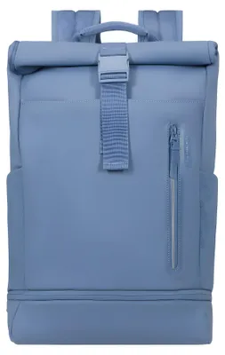 Productafbeelding van American Tourister laptoprugzak, rugzak met laptopvak, Urban Tide, rolltop rugzak voor laptops tot 15,6 inch, 31 liter, kleur: stormblauw (blaugrijs)