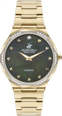 A product shot of a watch on a white background.
