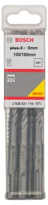 Zdjęcie produktu dla Młotowiertarka plus-3, 8x100x160mm 10 szt.