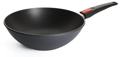 Produktbild von Woll Diamond Lite Guss-Wok- und Rührpfanne: abnehmbarer Stiel, Alle Herdarten inkl. Induktion: Ø 30 cm, 10 cm hoch