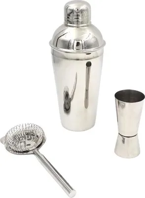Produktbild von Barkeeper-Set aus Stahl, 3-teilig - BS48171