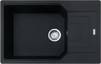 Produktbild von Franke Urban - Fragranit Küchenspüle UBG 611-78 BB, 780x500 mm, schwarz matt 114.0700.104
