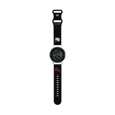 Immagine prodotto di Hello Kitty Cinturino Universale Hkuwlschblk Silicone Kitty Head Nero/Nero 22Mm