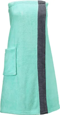 Produktbild von Happyfun Kilt lang L/XL mint/anthrazit Polyester Mikro-Flanell 210g/m² 84x160