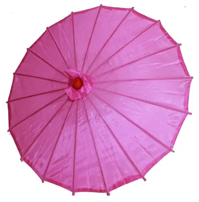 Produktbild von Deko Schirm klein 044 aus Kunstfaser wasserfest lila Bambus Ø55 cm