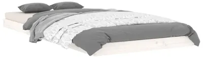 Immagine prodotto di vidaXL Letto in legno massiccio bianco 90x200 cm pino