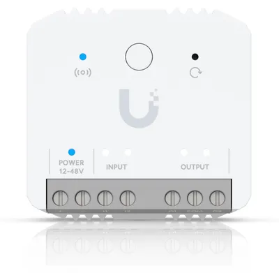 Produktbild von Ubiquiti USL-Relay, Schnittstellenrelais, Weiß, 2 Kanäle, 10 A, Status, 12 - 48 V