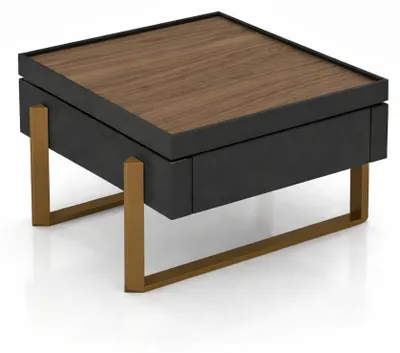 Obrázek produktu pro Konferenční stolek, elegantní moderní design, hnědá barva, vhodný do obývacího pokoje