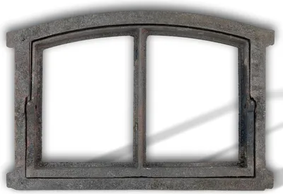 Produktbild von Eisenfenster 34cm klappbar Scheunenfenster Stallfenster Antik-Stil grau