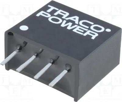 Produktbild von 1x Wandler: DC/DC 1W UEing: 4,5÷5,5V UAusg: 9VDC IAusg: 110mA SIP4 TME0509S DC/DC Wler