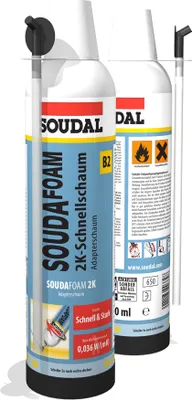 Produktbild von Soudal Zargenschaum/Schnellschaum Soudafoam 2K B2 400 ml grün