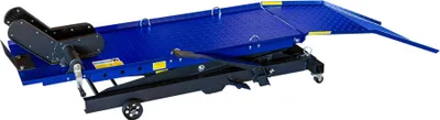Produktbild von DeTec. Rollerhebebühne Motorradhebebühne max. 360kg Fußbedienung Scherenbühne Montagebühne max. 780mm Hubhöhe