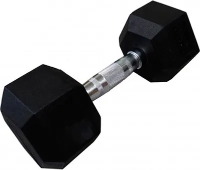 Produktbild von Softee Hexagon-hantel 6kg Schwarz  Schwarz One Size